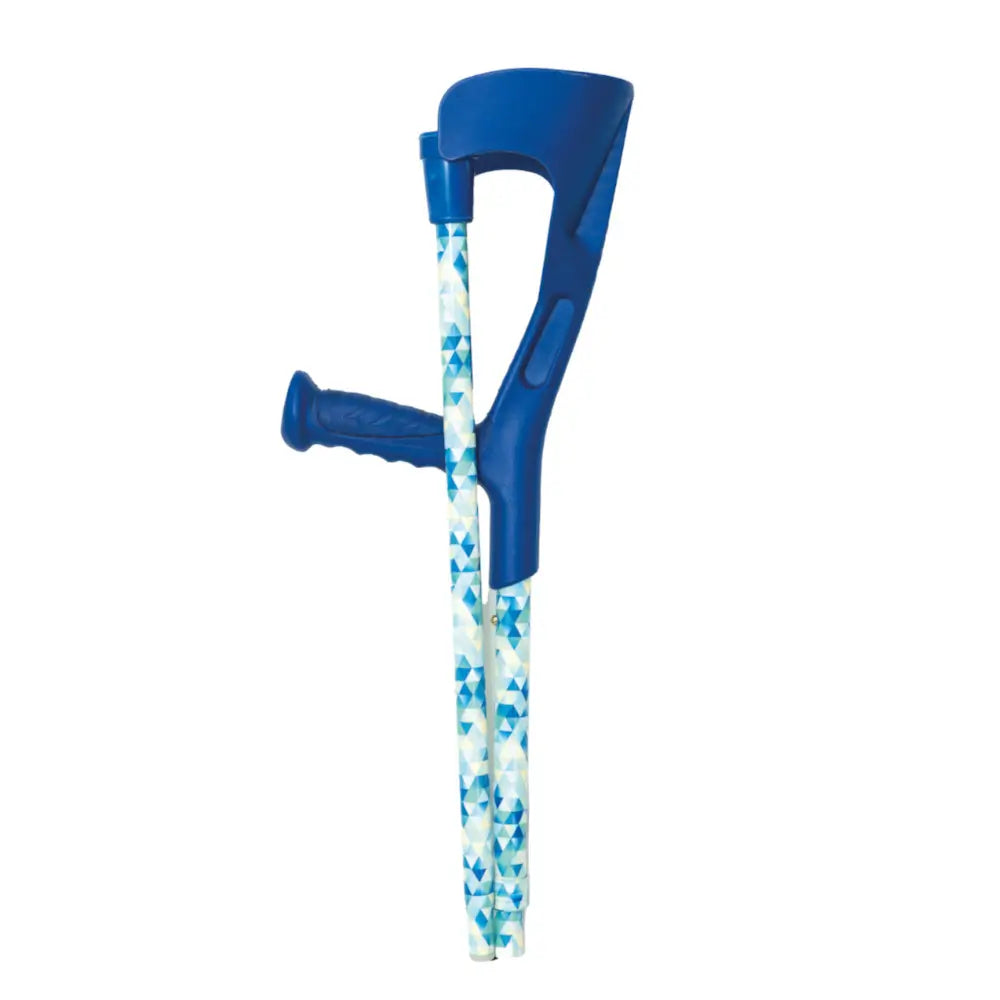 Bastoni da passeggio pieghevoli, blu (coppia)