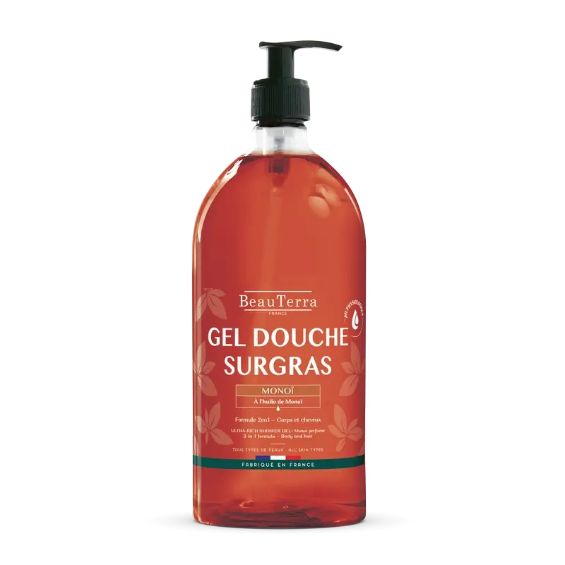 Beauterra Monoï Gel doccia, 1000 ml