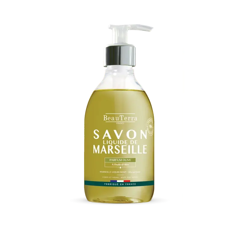 Sapone di oliva di Marsiglia Beauterra, 300 ml