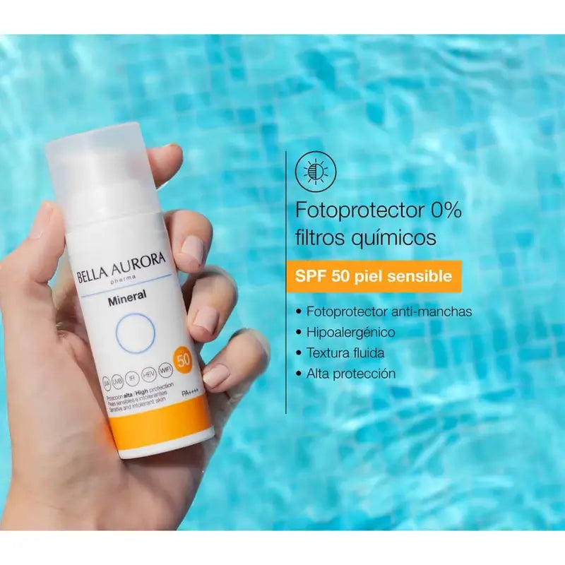 Protezione solare Bella Aurora Mineral Pharma, 50 ml