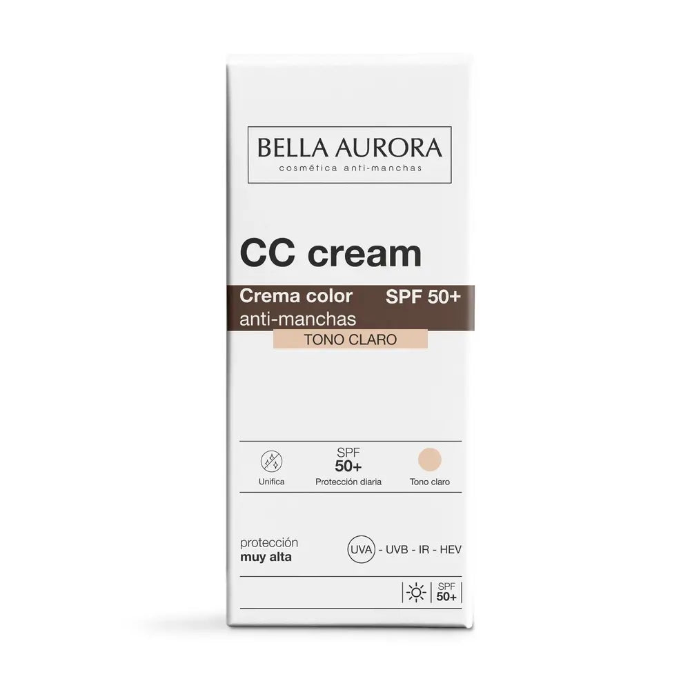 Bella Aurora CC Cream SPF 50+ Tono chiaro 30 ml