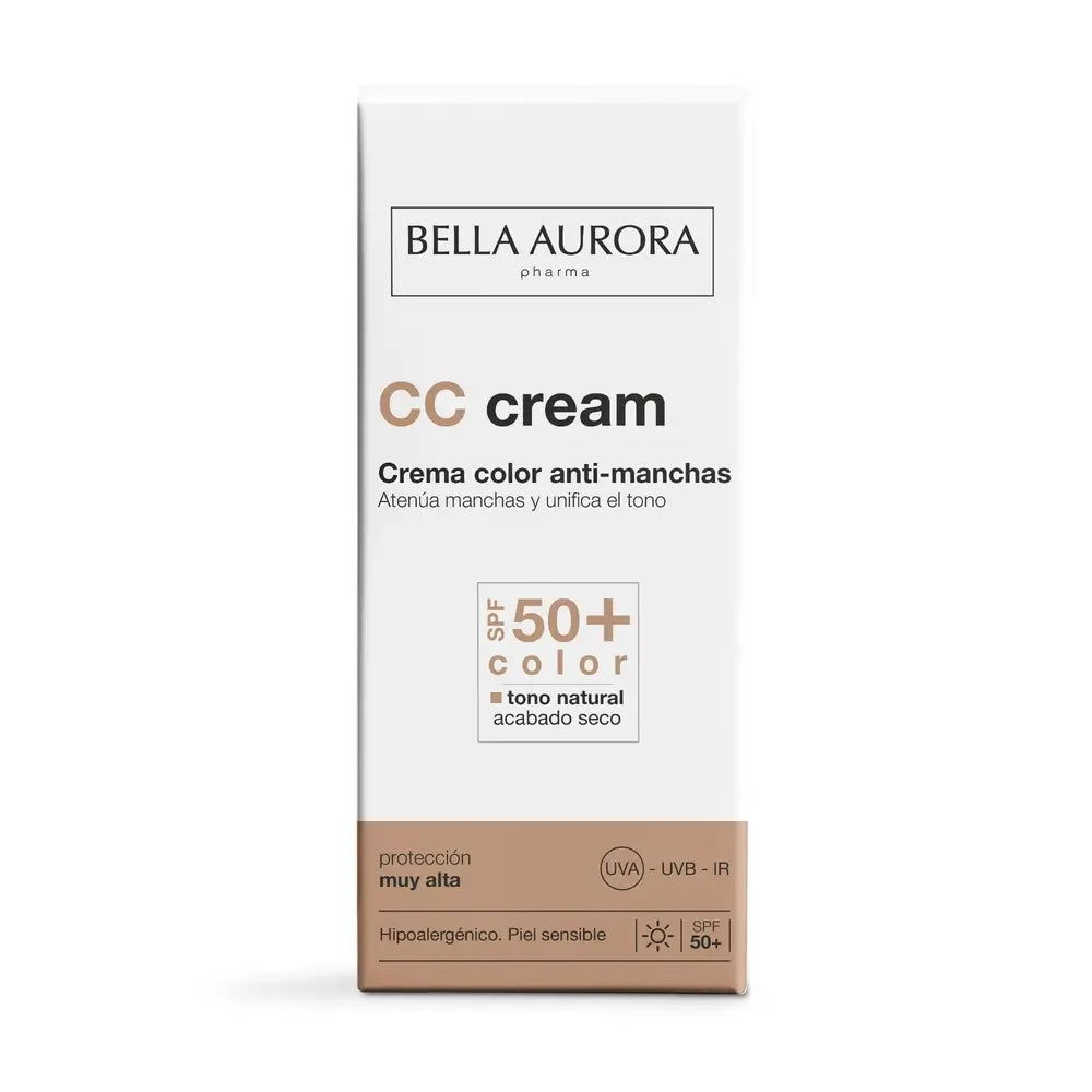 Bella Aurora CC Protect Protezione solare con colore SPF 50+, 30 ml