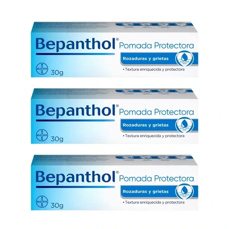 Unguento protettivo al Bepanthol, 3X30 Gr.