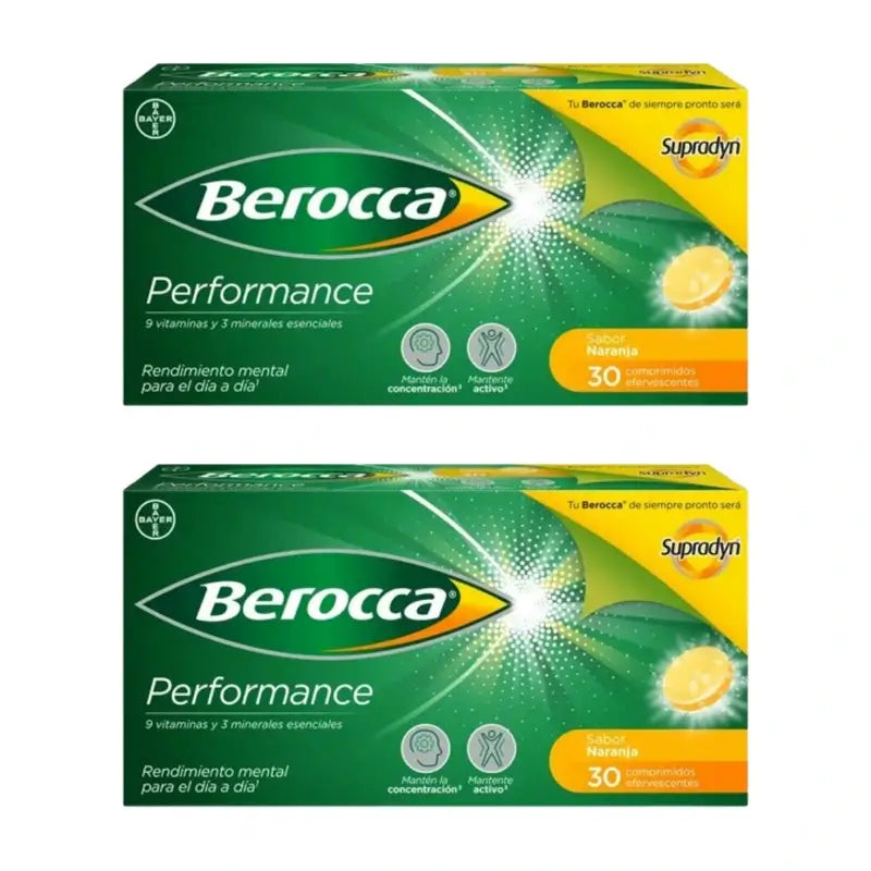 Berocca Performance Orange, 2X30 compresse effervescenti