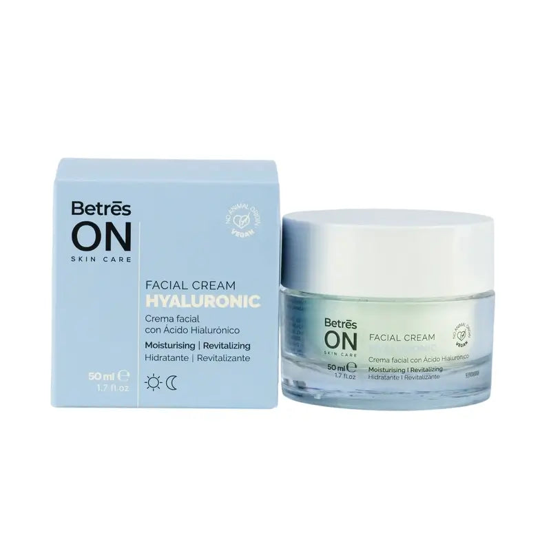 Betres On Crema viso all'acido ialuronico, 50 ml