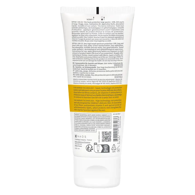Bioderma Photoderm Pediatrics Lait SPF50+ Protezione solare, 100 ml