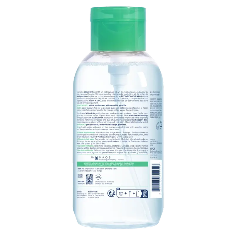 Bioderma Sébium H2O Pump Soluzione micellare antiacne, 500 ml