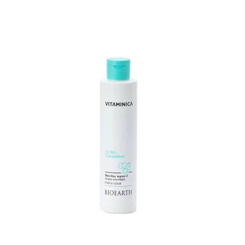 Bioearth Acqua micellare alla vitamina B3 e cetriolo, 200 Ml