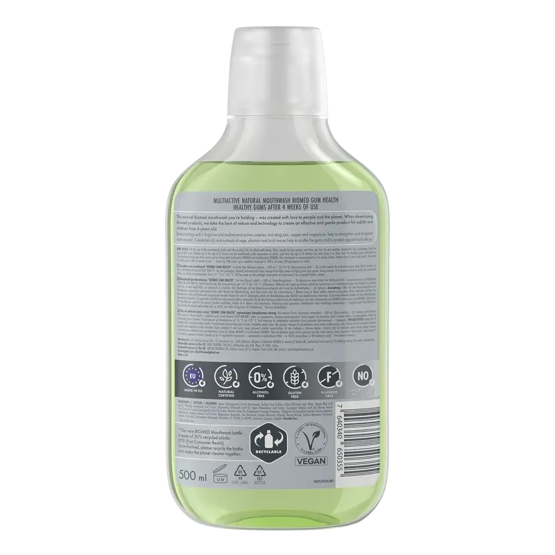 Biomed Collutorio per la salute delle gengive , 500 ml