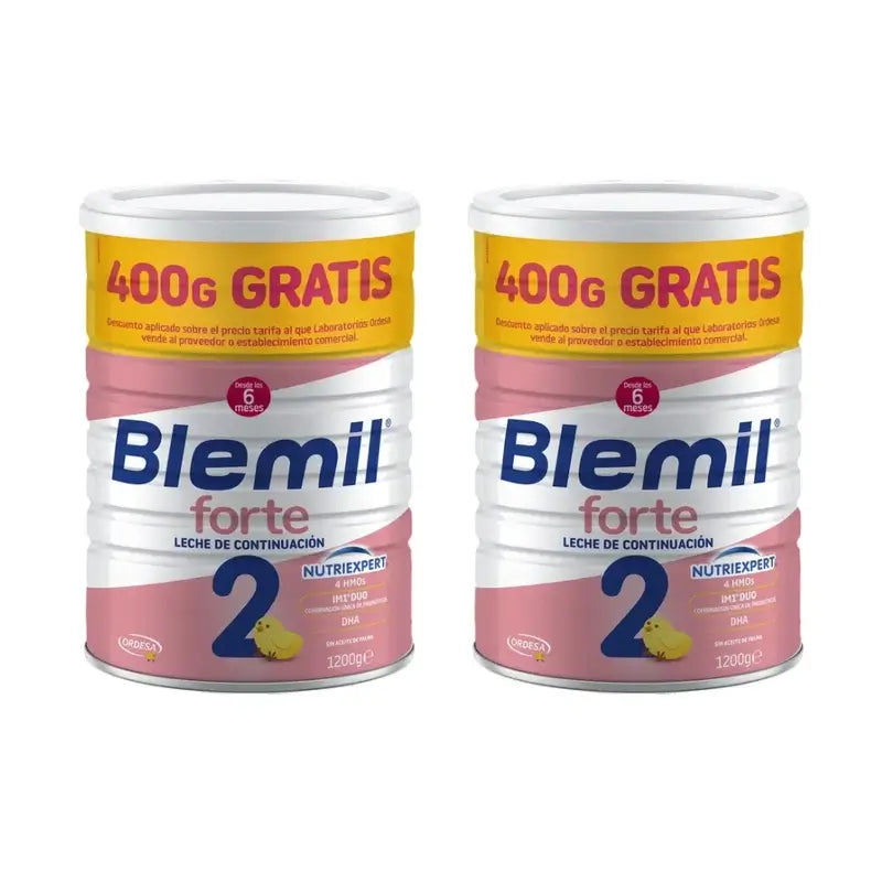 Blemil 2 Forte 800+400 Gratis, 2X1200 Grammi