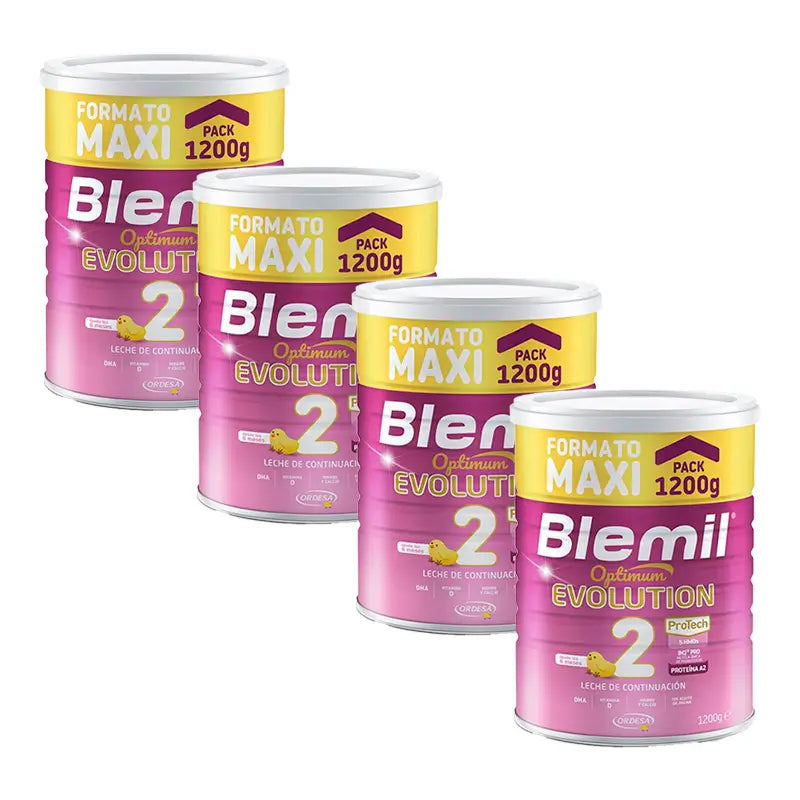Blemil Optimum Evolution 2 Latte Formula, 4X1200g