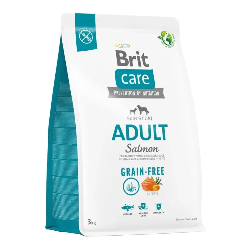 Brit Care Dog Grain Free Adult Razze di taglia grande al salmone 3 kg