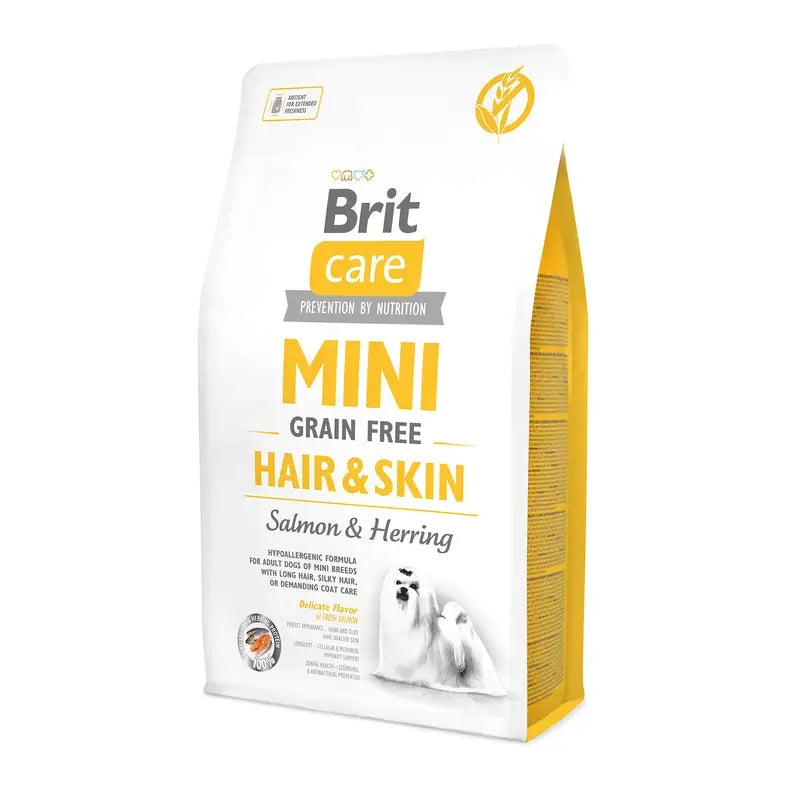 Brit Care Dog Mini Grain Free Hair Skin 2 chili