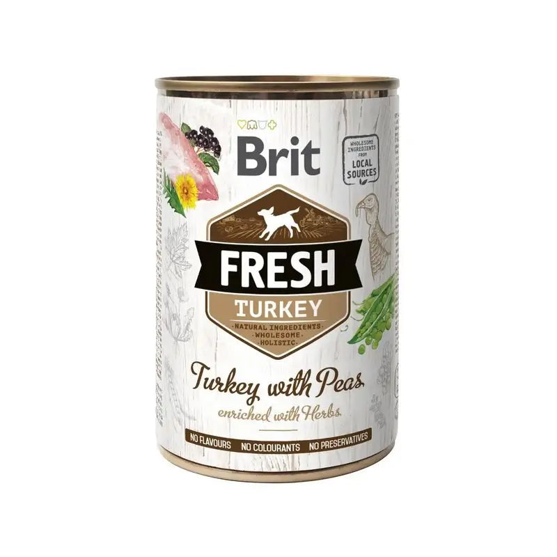 Brit Piselli freschi di tacchino 6X400Gr per cani