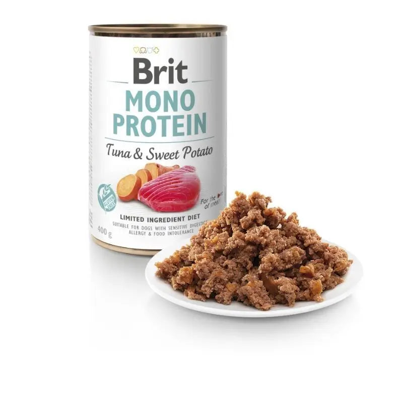 Brit Mono Protein Tuna & Sweet Potato 6X400Gr per cani
