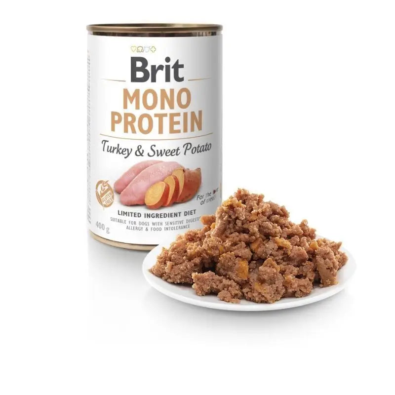 Brit Mono Protein Turkey & Sweet Potato 6X400Gr per cani