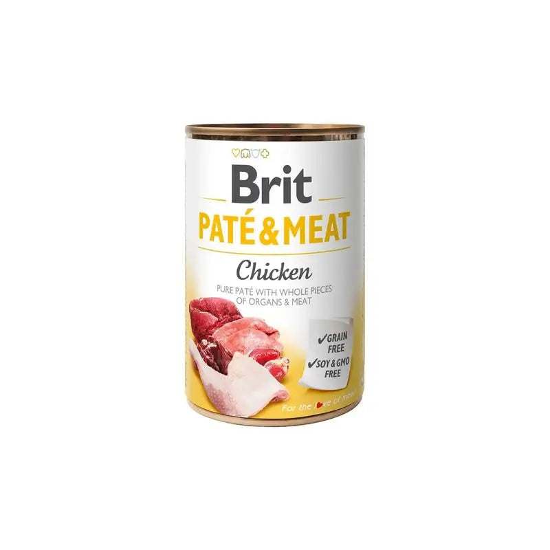 Brit Paté di carne di pollo 6X400Gr per cani