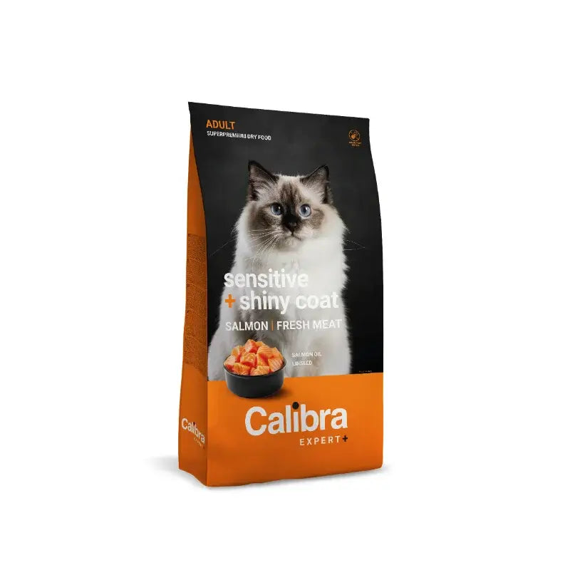 Calibra Cat Expert+ Adult Sensitive & Shiny Coat Mangime per adulti 1,5Kg