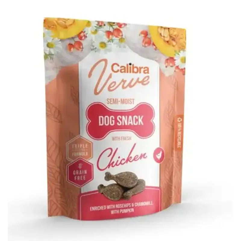 Calibra Dogs Verve Snack Pollo fresco semi-umido 150G