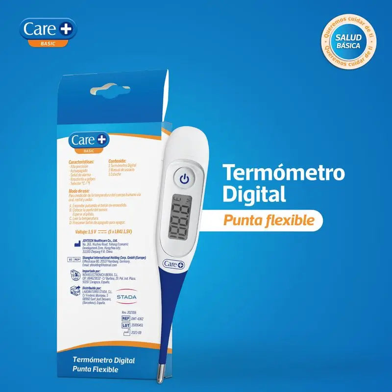 Care+ Termometro digitale Punta flessibile