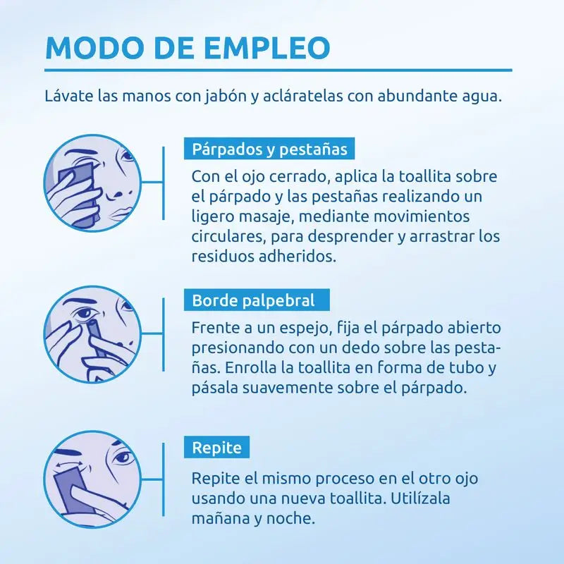 Care+ Salviette oftalmiche sterili, 30 unità