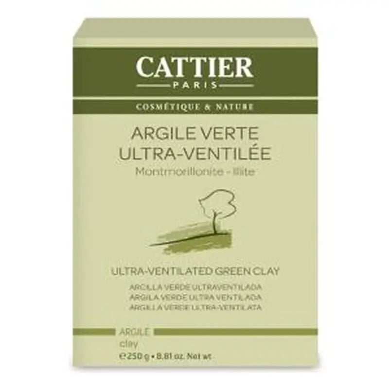 Cattier Ultra Ventilated Green Clay 250Gr.