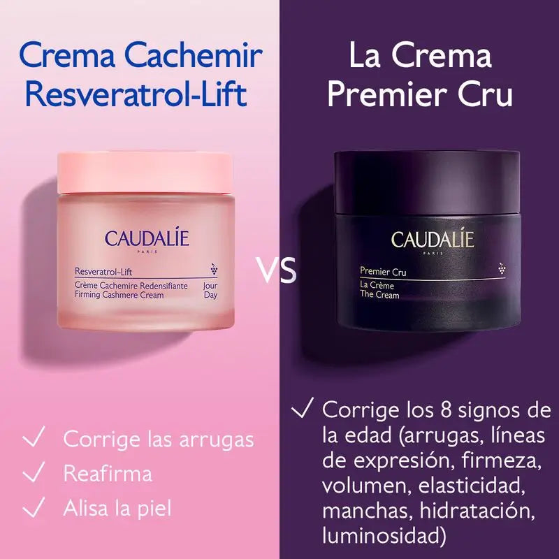 Caudalie Resveratrol-Lift Crema Cashmere Ricarica, 50 ml
