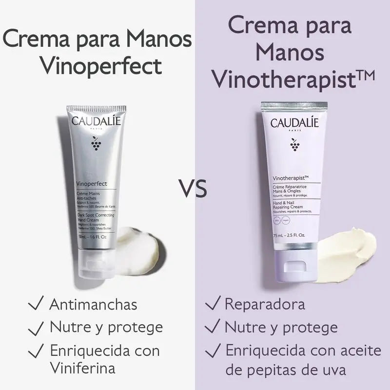 Caudalie Crema mani e unghie vinoterapica, 75 ml
