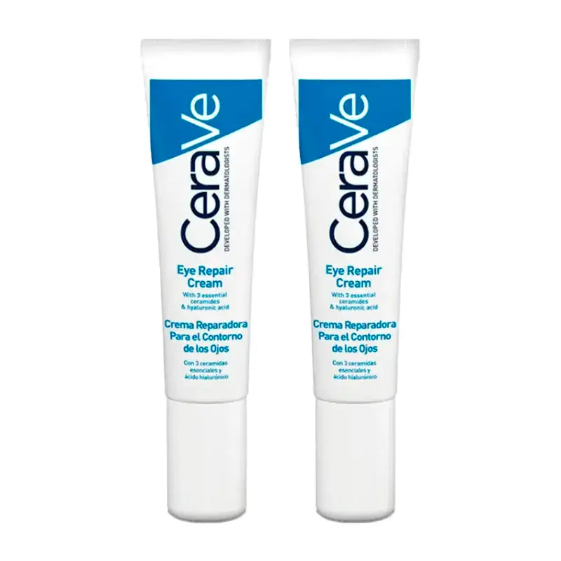 Cerave Duplo Crema Riparatrice Contorno Occhi, 2X14 Ml