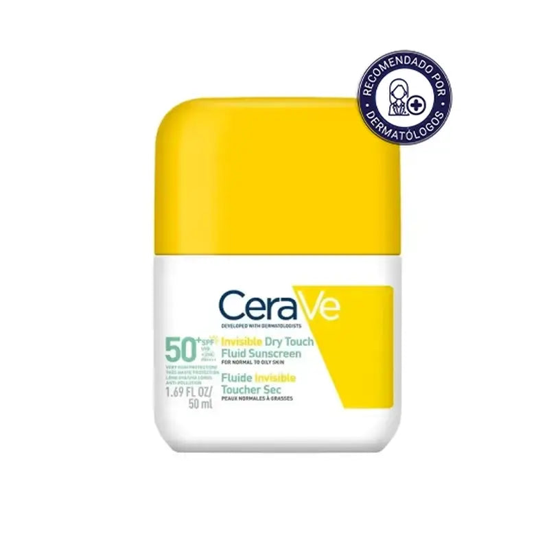 Cerave Invisible Protective Fluid Oil Control Spf 50+ Con 3 Ceramidi, 50 ml