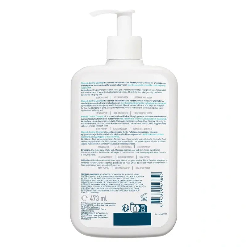 CeraVe Detergente Controllo Imperfezioni , 473 ml
