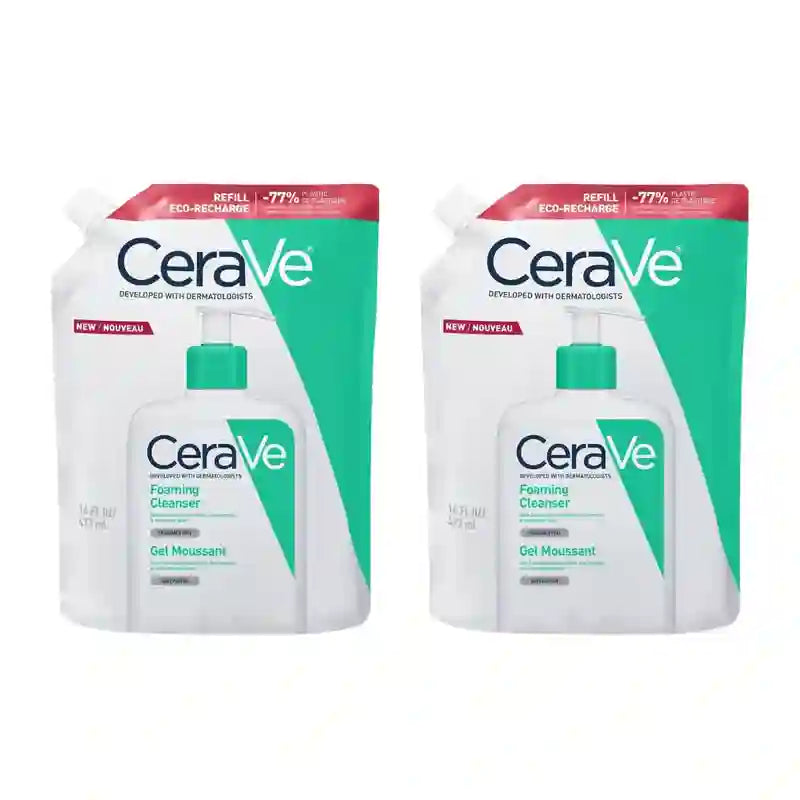 Ricarica di gel detergente schiumogeno CeraVe, 2X473 Ml