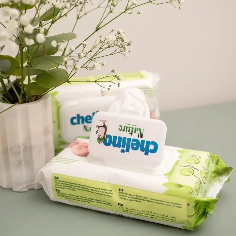 Salviette per neonati Chelino Nature , 72 unità