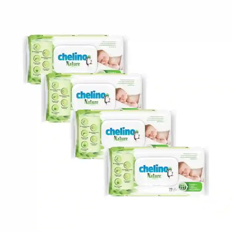 Salviettine Chelino Nature , 4X72 unità