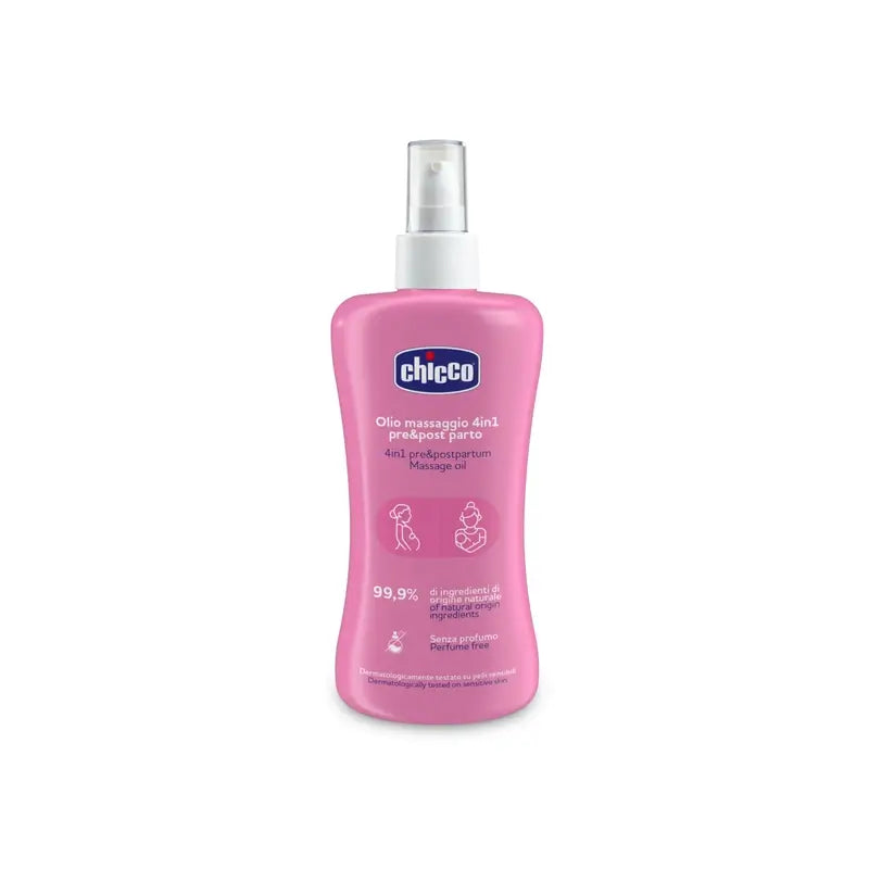 Chicco Olio Massaggio Pre/Post Partum 4 In 1 200Ml