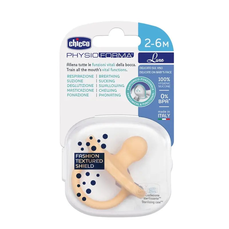 Ciuccio Chicco Physioforma Luxe 2-6M 1 Unità Arancione