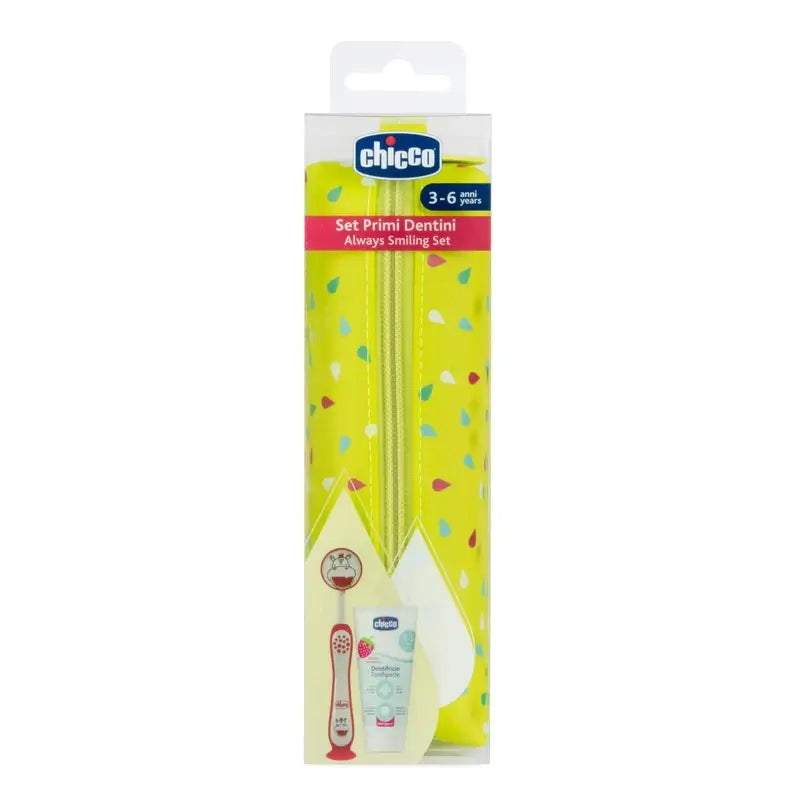 Chicco Hippo Rosa Blu Set dentale 36M+
