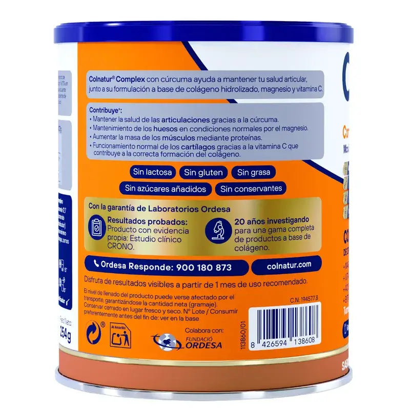 Colnatur Complex Collagene Curcuma Sapore di pesca, 254 g