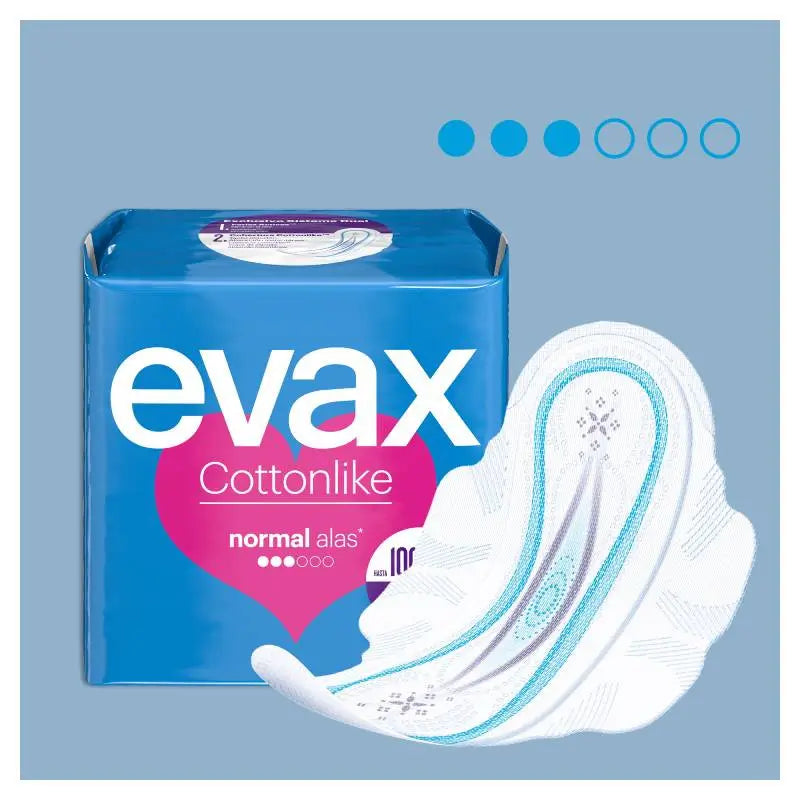 Evax Cottonlike Normal Pads con ali 16 unità