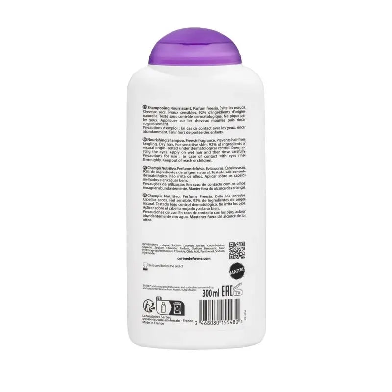 Corine De Farme Barbie Shampoo nutriente, 300 ml
