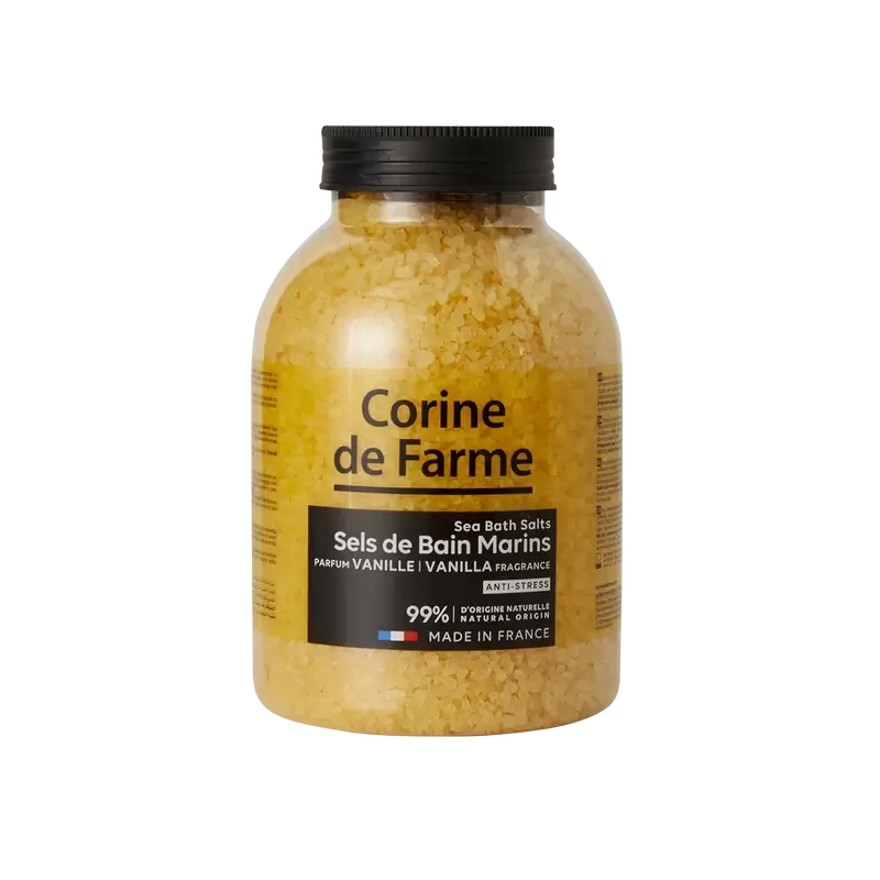 Sali da bagno Corine De Farme Vaniglia, 1400 gr