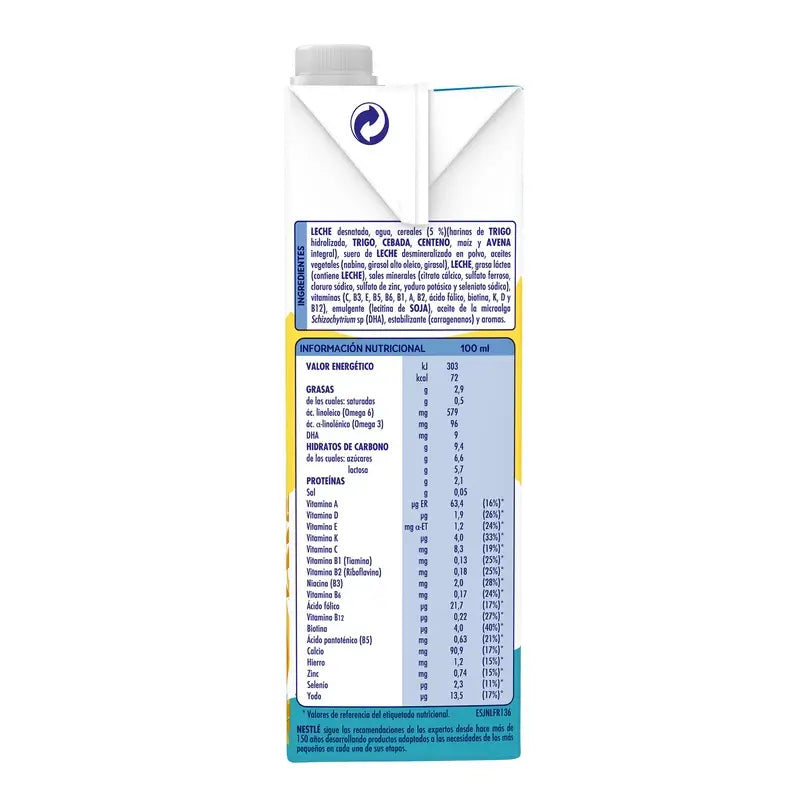 Nestlé Nativa Crescita 3 Cereali, 1L