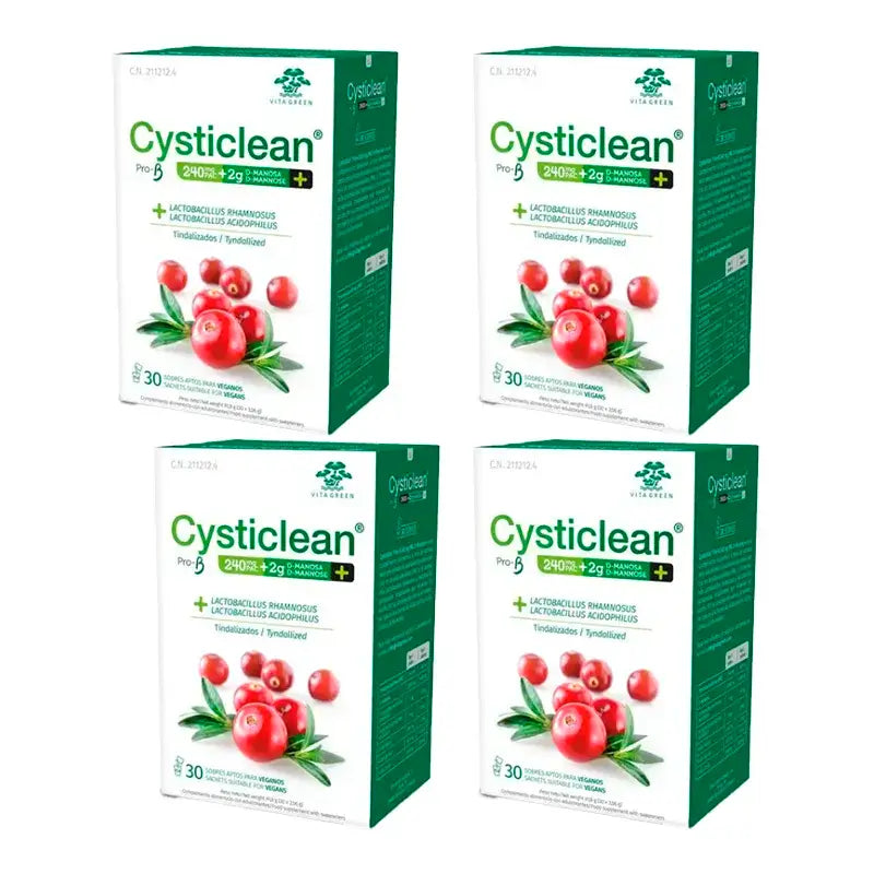 Cysticlean Prob-D Mannose 240 Mg Pac, Confezione 4 x 30 bustine