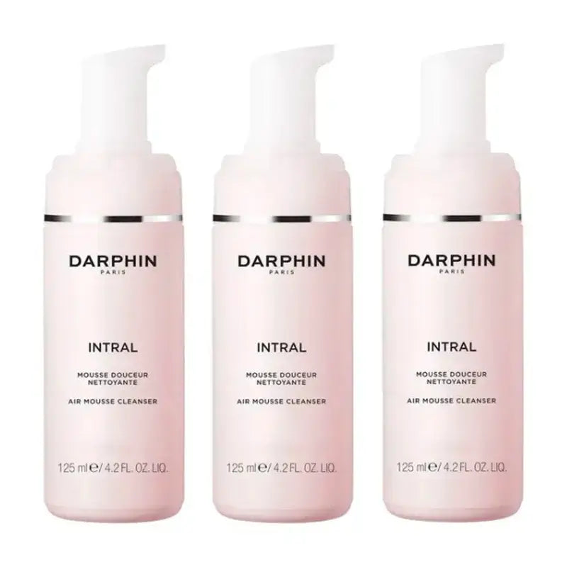 Darphin Intral Mousse detergente alla camomilla, confezione da 3 x 125 ml