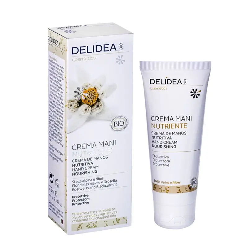 Crema mani rigenerante Delidea 50 ml. Bio