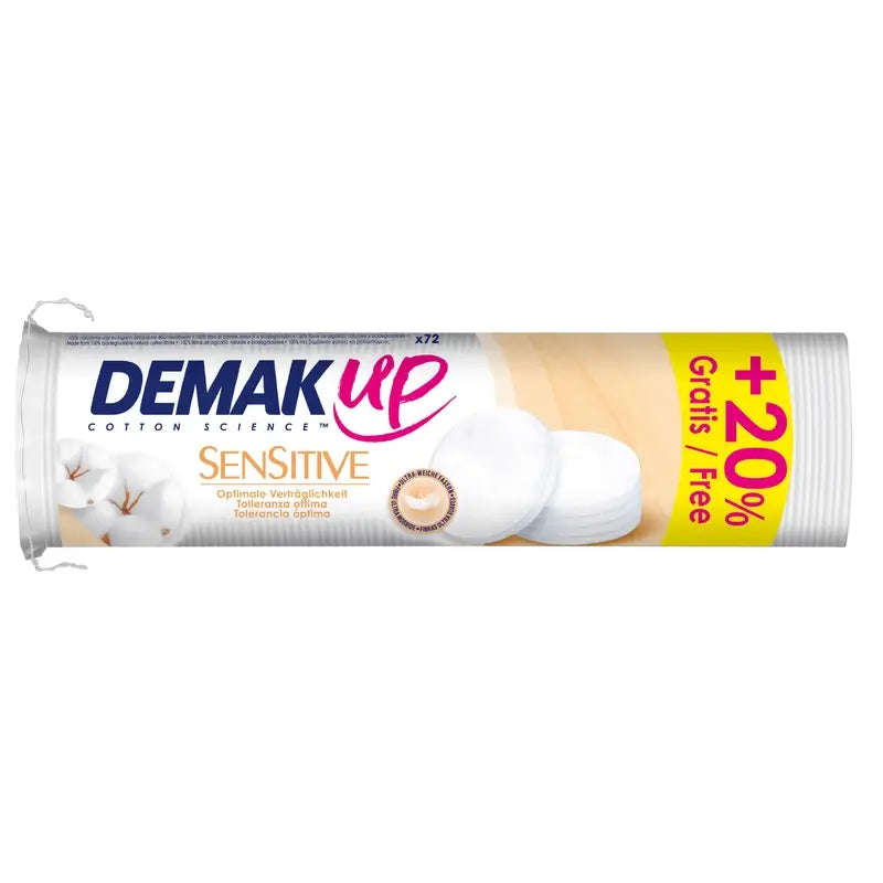 Demak'Up Sensitive Round, 72 pezzi.