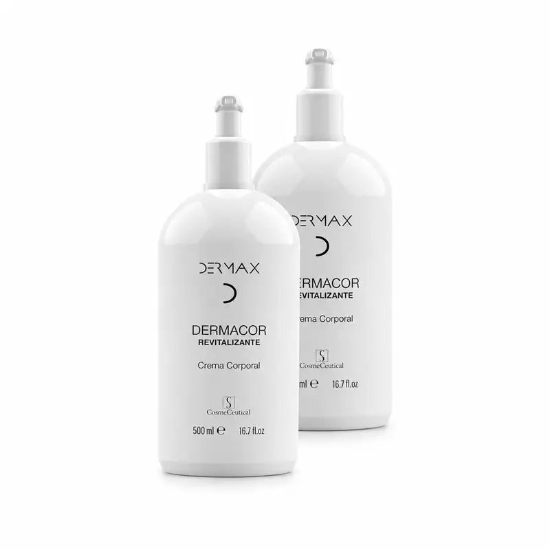 Dermax Dermacor Crema per il corpo, confezione da 2 x 500 ml