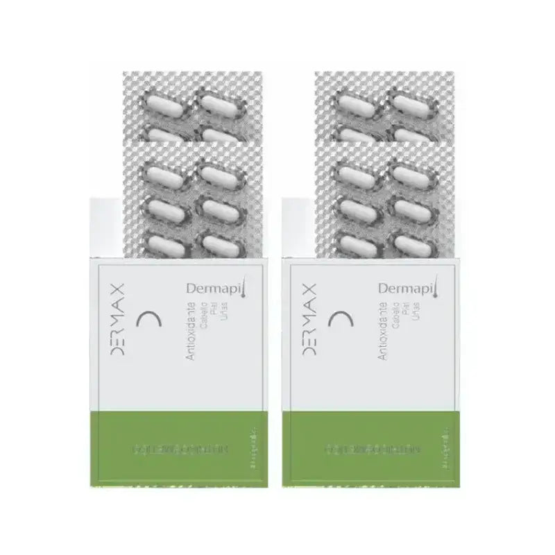 Dermax Dermapil Capelli, pelle e unghie, confezione da 2 x 30 capsule