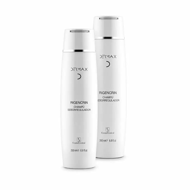 Dermax Rigencrín Shampoo seborregolatore, confezione da 2 x 200 ml