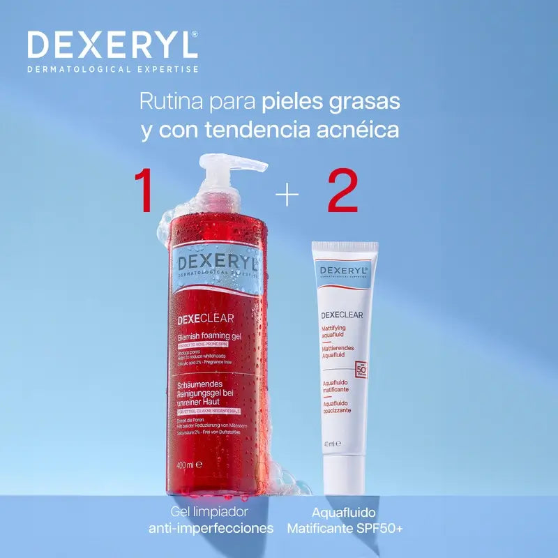 Dexeryl Dexeclear Aquafluid opacizzante Spf50+ , 40 ml